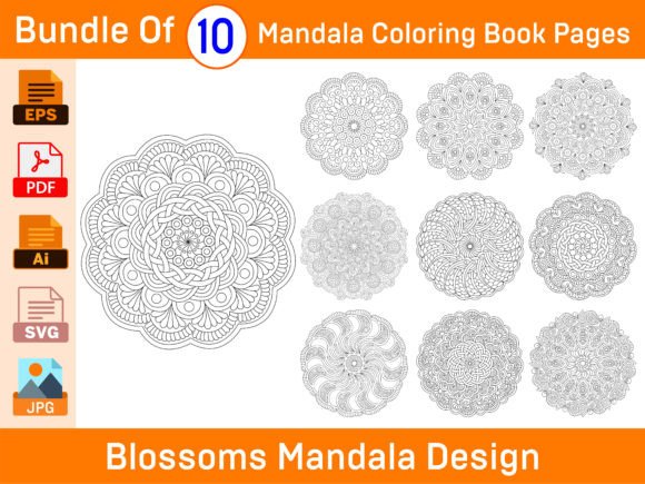 A Celtic Mandala Bundle for Graphic Design & Coloring Pages