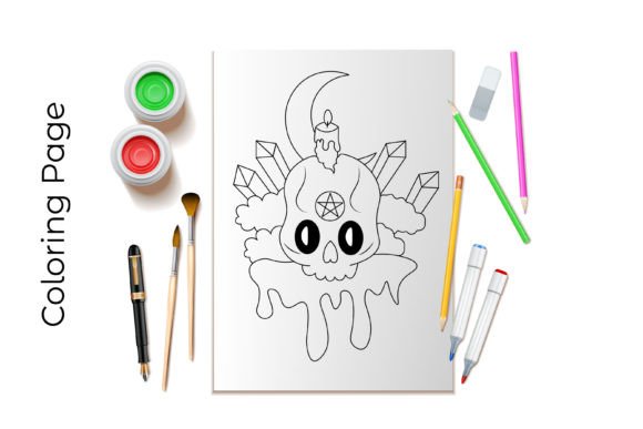 A Designer's Review of the Dreamy Pastel Goth Skull Embroidery File
