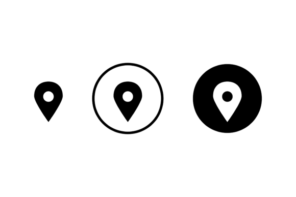 A Digital Publisher's Take on the Location Mark Web Icon