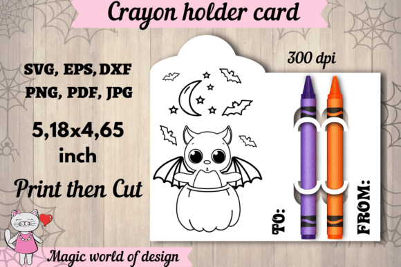 Enhancing Halloween Content with a Bat in Pumpkin Coloring Card