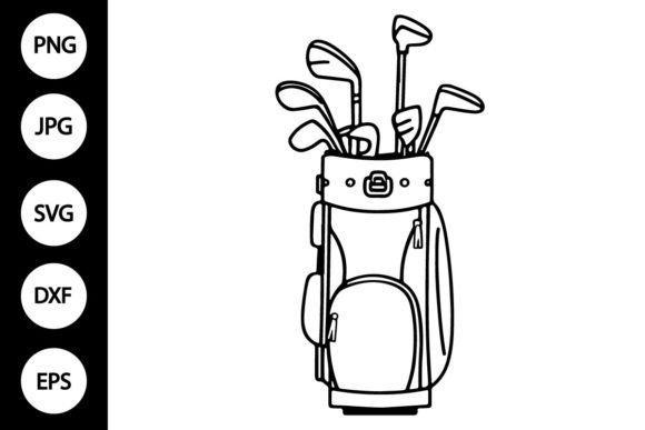 Evaluating the Outline Golf Bag SVG for Crafts and Graphics