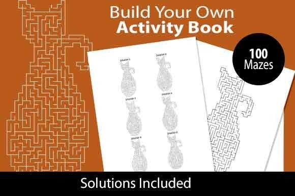 Halloween Cat Mazes: Versatile Graphics for Crafters