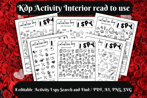 Integrating Valentine I Spy Graphics for Small Business Branding