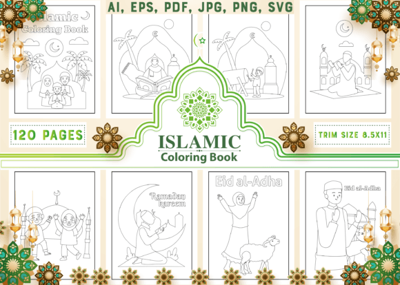 Islamic Coloring Pages as a Graphic Design Asset for Creative Projects
