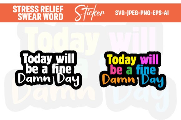 Stress Relief Adult Fun Sticker 4: A Versatile Graphic Design Asset for Modern Brands
