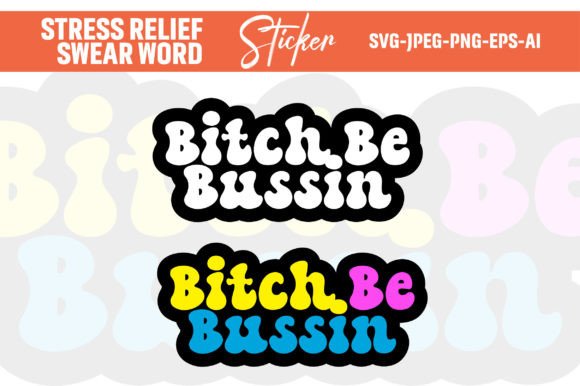 Stress Relief Sticker Graphics for Casual Branding Campaigns