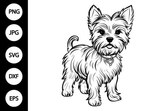 Yorkie Outline SVG: A Crafter's Review for Graphics & Crafts
